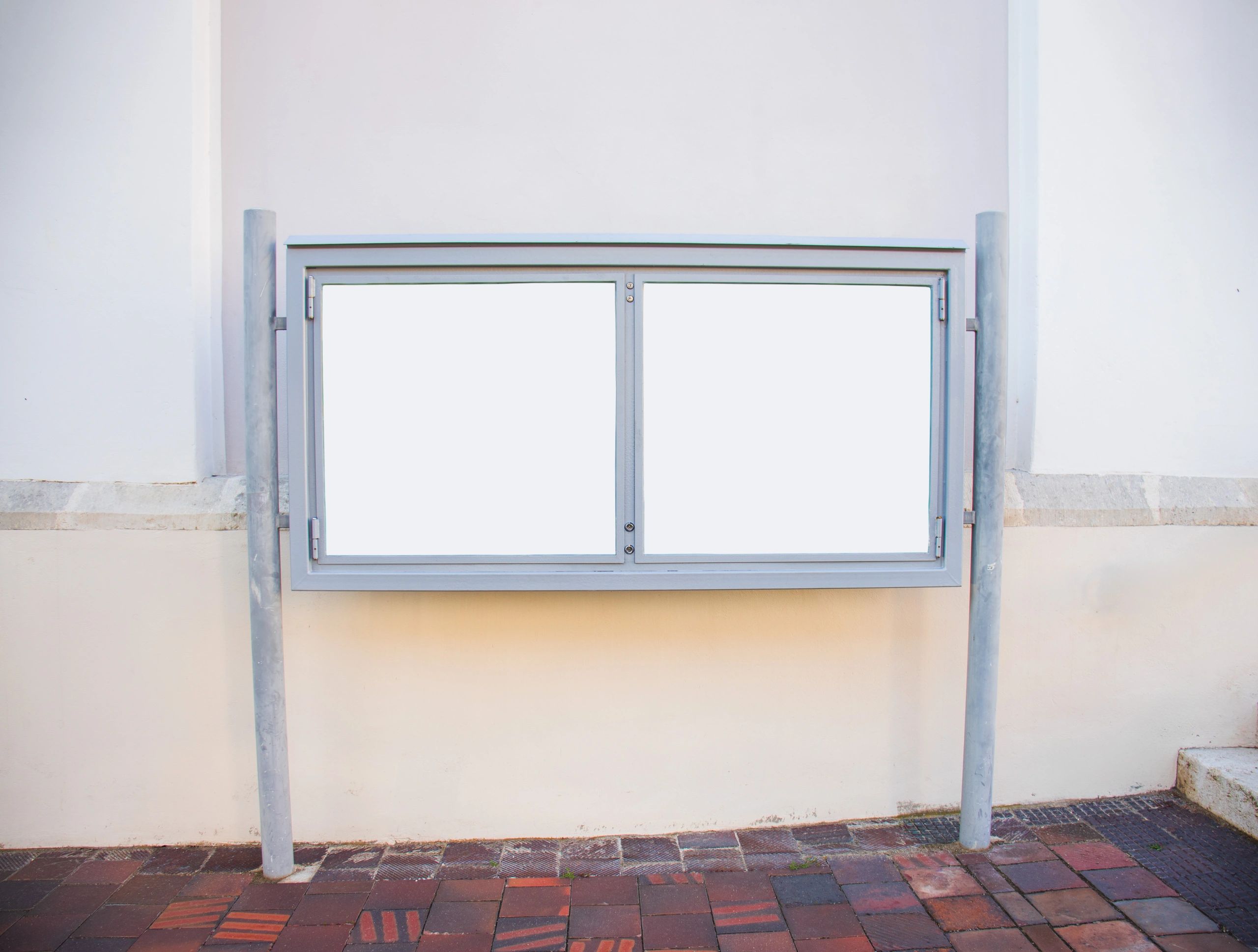 Outdoor street notice board